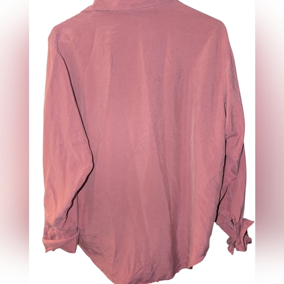 Vintage Express 100% Silk Shirt - Picture 3 of 3